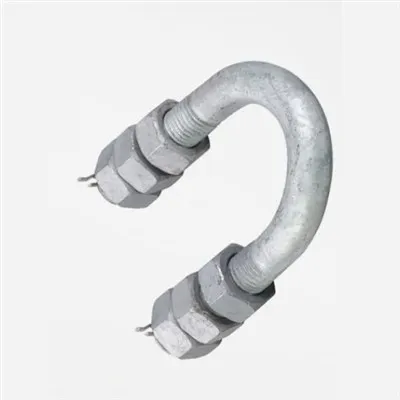 Žiarovo pozinkovaná U skrutka